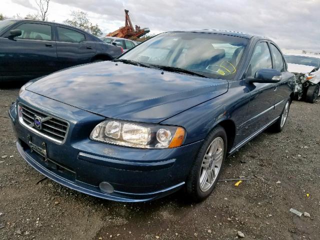 YV1RS592672630990 - 2007 VOLVO S60 2.5T BLUE photo 2