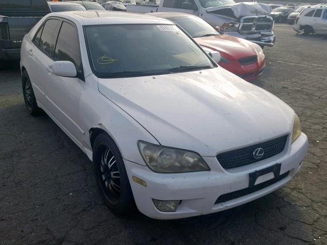 JTHBD192120060572 - 2002 LEXUS IS 300 WHITE photo 1