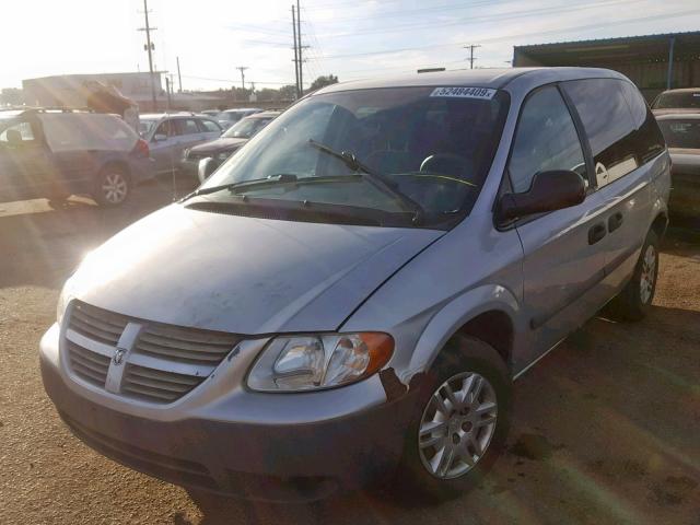 1D4GP25B27B107472 - 2007 DODGE CARAVAN SE SILVER photo 2