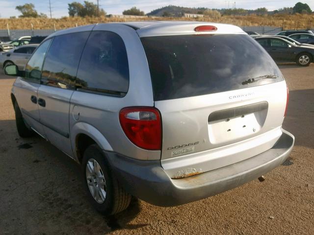 1D4GP25B27B107472 - 2007 DODGE CARAVAN SE SILVER photo 3