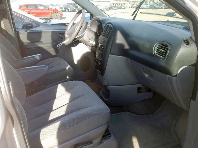 1D4GP25B27B107472 - 2007 DODGE CARAVAN SE SILVER photo 5