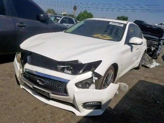 JN1BV7AP4FM337497 - 2015 INFINITI Q50 BASE WHITE photo 2