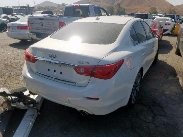 JN1BV7AP4FM337497 - 2015 INFINITI Q50 BASE WHITE photo 4