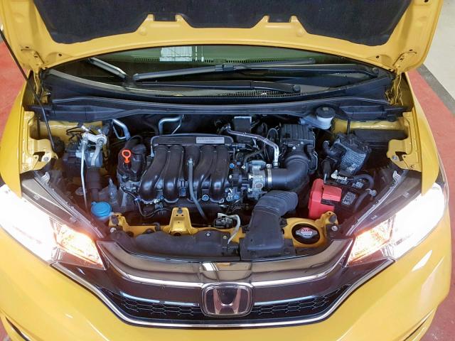 3HGGK5H80KM712879 - 2019 HONDA FIT EX YELLOW photo 7