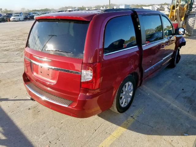 2C4RC1BG6DR509844 - 2013 CHRYSLER TOWN & COU MAROON photo 4