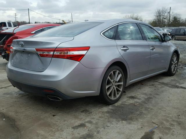 4T1BK1EB6FU161369 - 2015 TOYOTA AVALON XLE SILVER photo 4