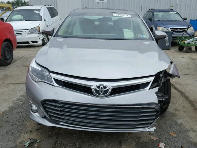 4T1BK1EB6FU161369 - 2015 TOYOTA AVALON XLE SILVER photo 9