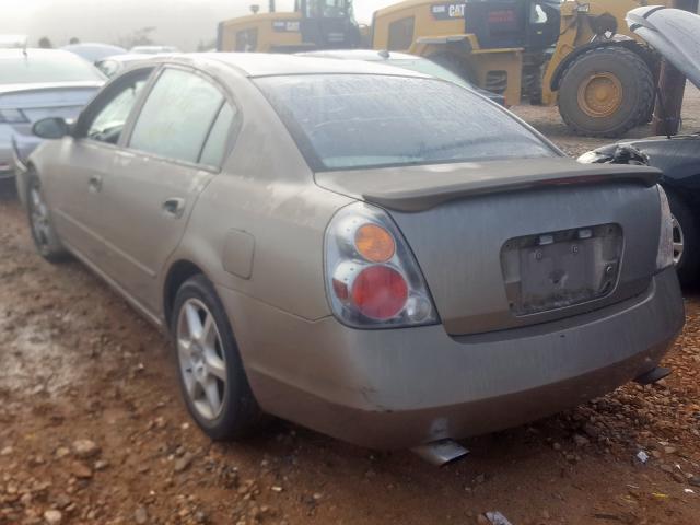 1N4BL11EX2C118564 - 2002 NISSAN ALTIMA SE TAN photo 3