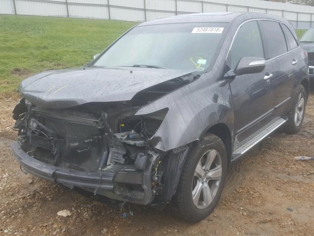 2HNYD2H66BH511684 - 2011 ACURA MDX TECHNO GRAY photo 2