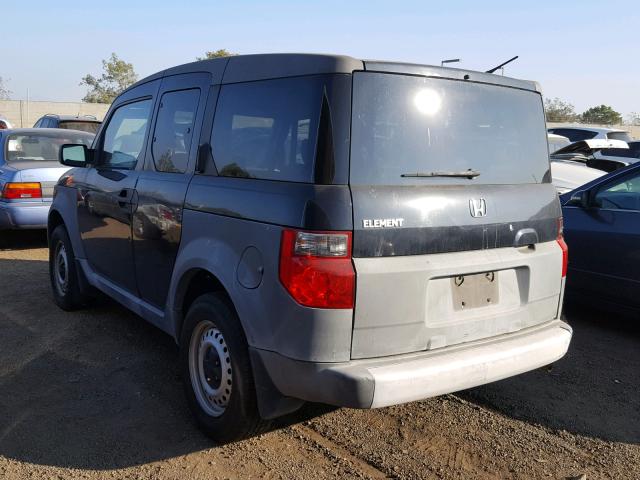 5J6YH18223L003504 - 2003 HONDA ELEMENT DX BLACK photo 3