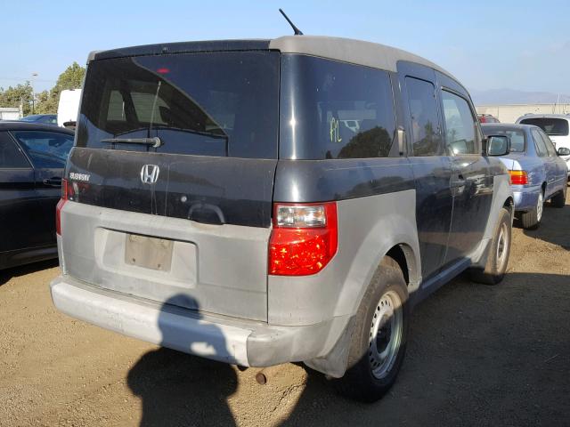 5J6YH18223L003504 - 2003 HONDA ELEMENT DX BLACK photo 4