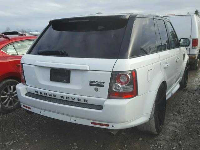 SALSH2E42AA240051 - 2010 LAND ROVER RANGE ROVE WHITE photo 4