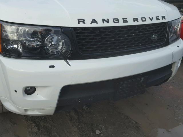 SALSH2E42AA240051 - 2010 LAND ROVER RANGE ROVE WHITE photo 9