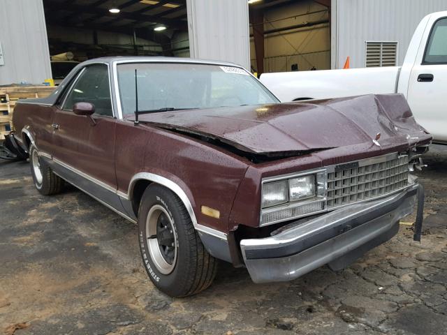 3GCCW80H5FS900927 - 1985 CHEVROLET EL CAMINO TAN photo 1