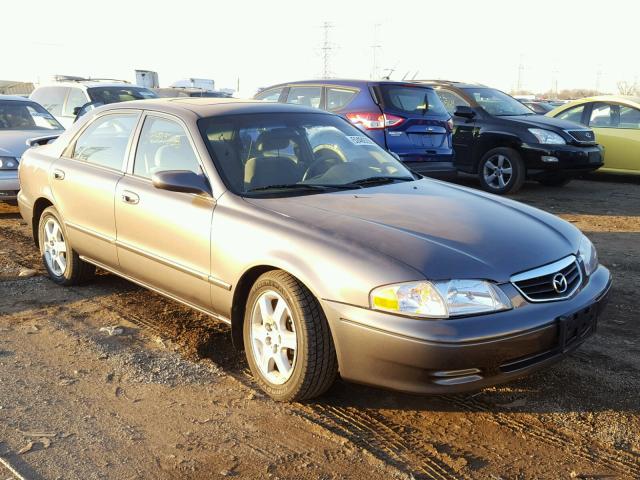 1YVGF22D015209052 - 2001 MAZDA 626 ES GRAY photo 1