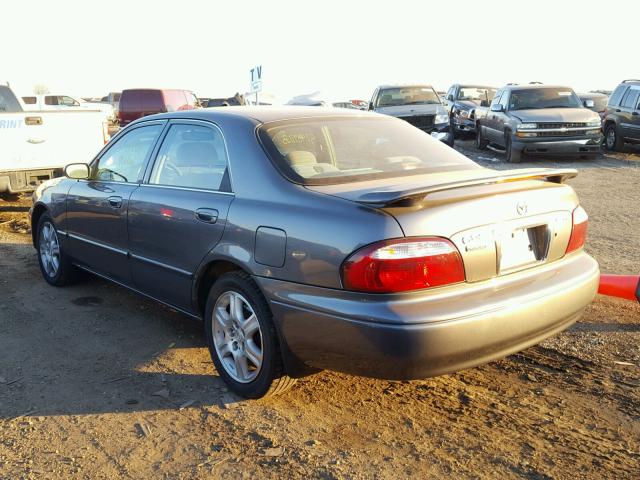 1YVGF22D015209052 - 2001 MAZDA 626 ES GRAY photo 3