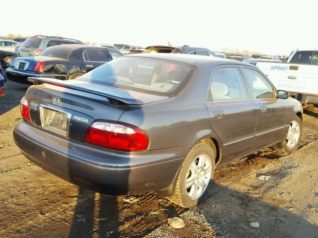 1YVGF22D015209052 - 2001 MAZDA 626 ES GRAY photo 4