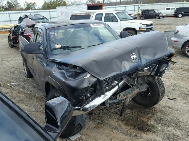 1B7GG22Y1XS234235 - 1999 DODGE DAKOTA BLACK photo 1