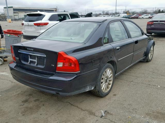 YV1TS91Z241379005 - 2004 VOLVO S80 T6 BLACK photo 4