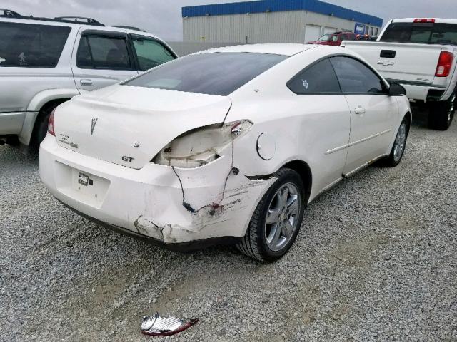 1G2ZH158864248295 - 2006 PONTIAC G6 GT WHITE photo 4