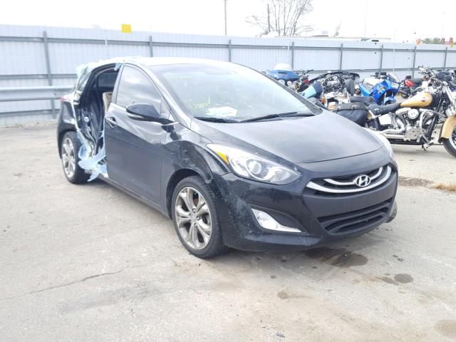 KMHD35LE5DU053414 - 2013 HYUNDAI ELANTRA GT BLACK photo 1