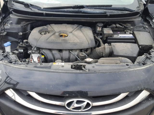 KMHD35LE5DU053414 - 2013 HYUNDAI ELANTRA GT BLACK photo 7