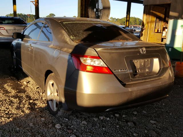 2HGFG11836H561203 - 2006 HONDA CIVIC EX GRAY photo 3