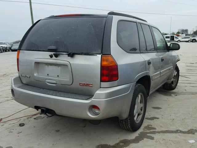 1GKDT13S842319947 - 2004 GMC ENVOY SILVER photo 4