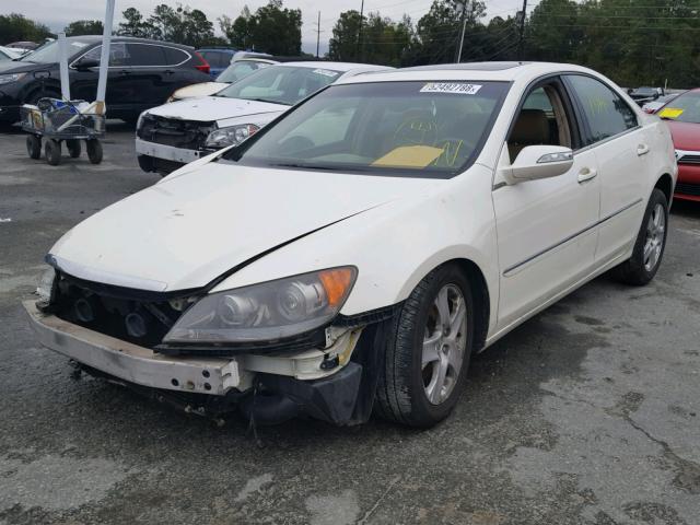 JH4KB16648C000788 - 2008 ACURA RL WHITE photo 2