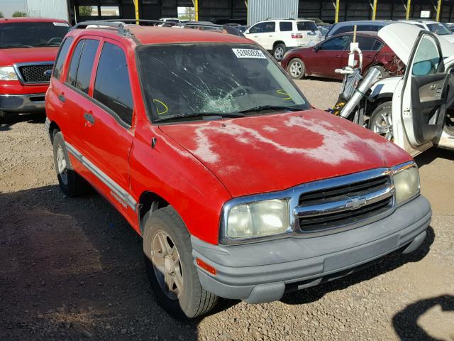 2CNBE134146909629 - 2004 CHEVROLET TRACKER RED photo 1