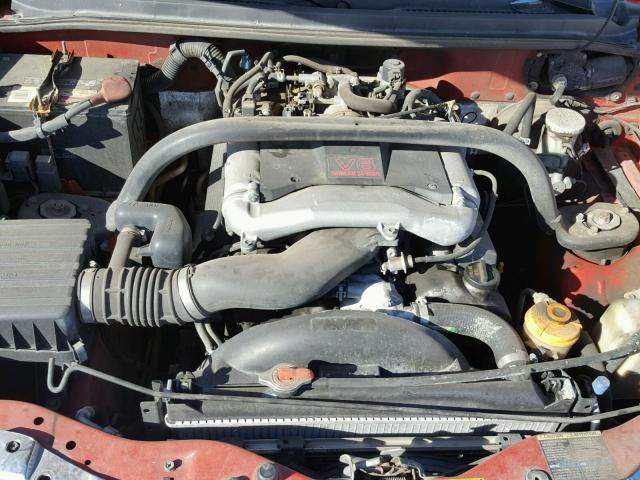 2CNBE134146909629 - 2004 CHEVROLET TRACKER RED photo 7