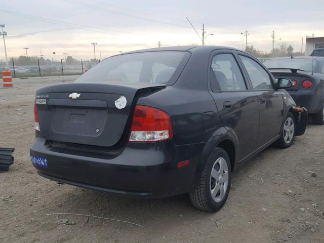 KL1TD52665B400812 - 2005 CHEVROLET AVEO BASE Qara foto 4