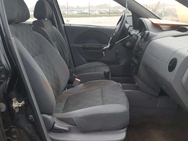 KL1TD52665B400812 - 2005 CHEVROLET AVEO BASE Qara foto 5