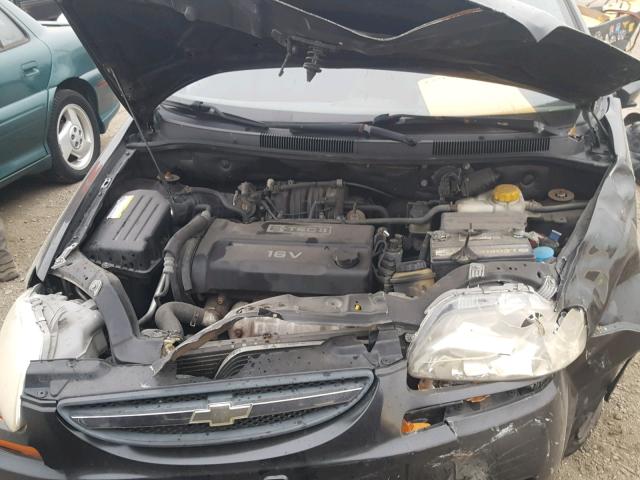 KL1TD52665B400812 - 2005 CHEVROLET AVEO BASE Qara foto 7