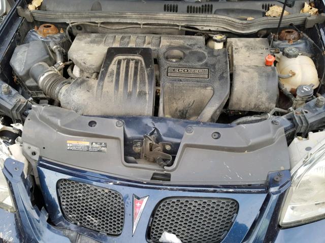 1G2AL18F587175992 - 2008 PONTIAC G5 BLUE photo 7