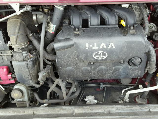 JTLKT334664104661 - 2006 TOYOTA SCION XB Bordo foto 7