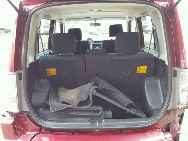 JTLKT334664104661 - 2006 TOYOTA SCION XB Bordo foto 9