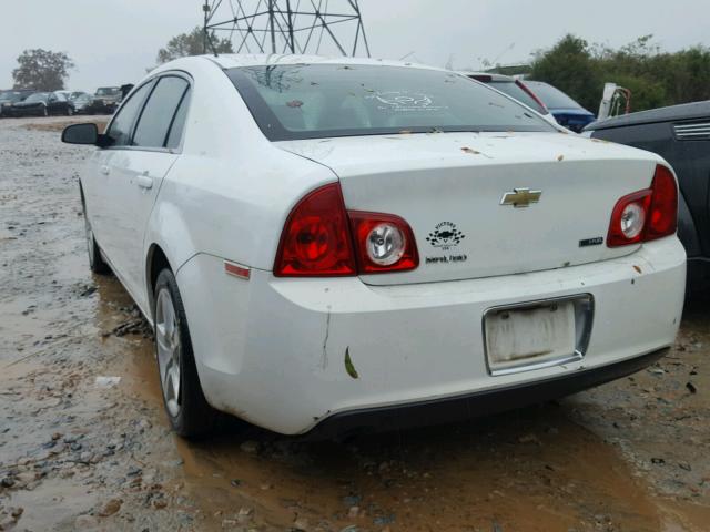 1G1ZA5E09A4104399 - 2010 CHEVROLET MALIBU LS 白色 照片 3