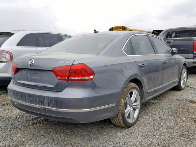 1VWBV7A33FC100996 - 2015 VOLKSWAGEN PASSAT SE GRAY photo 4