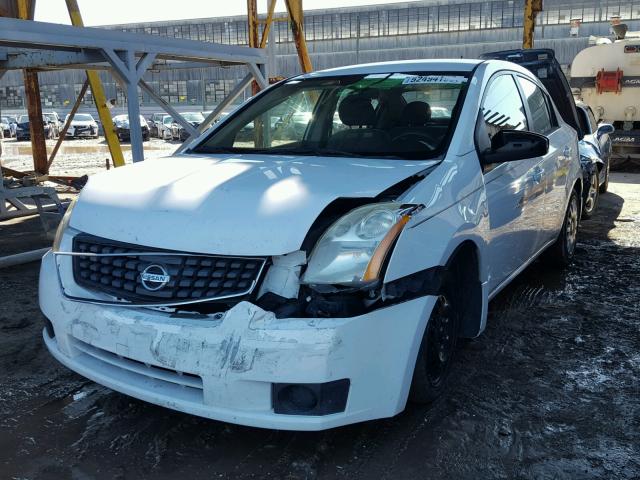 3N1AB61E97L615500 - 2007 NISSAN SENTRA 2.0 WHITE photo 2