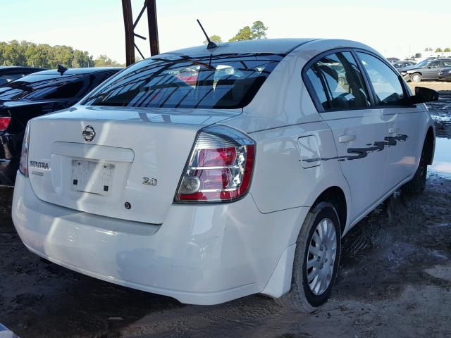 3N1AB61E97L615500 - 2007 NISSAN SENTRA 2.0 WHITE photo 4