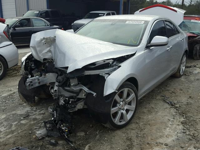 1G6AA5RA2D0149206 - 2013 CADILLAC ATS SILVER photo 2