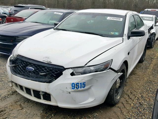 1FAHP2MK0EG182972 - 2014 FORD TAURUS POL WHITE photo 2