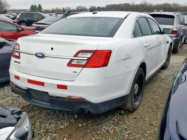 1FAHP2MK0EG182972 - 2014 FORD TAURUS POL WHITE photo 4