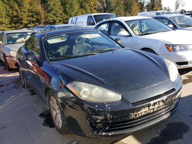 KMHHM66D98U266430 - 2008 HYUNDAI TIBURON GS BLACK photo 1