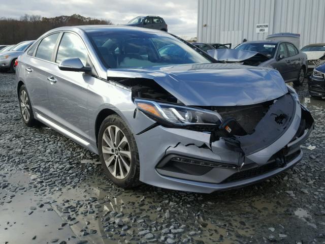 5NPE34AF6GH365416 - 2016 HYUNDAI SONATA SPO SILVER photo 1