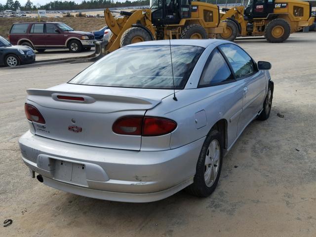 1G1JH12T227173080 - 2002 CHEVROLET CAVALIER Z SILVER photo 4