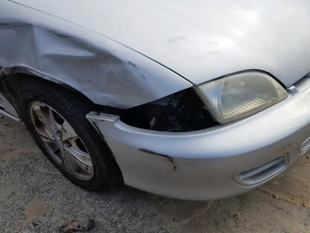 1G1JH12T227173080 - 2002 CHEVROLET CAVALIER Z SILVER photo 9