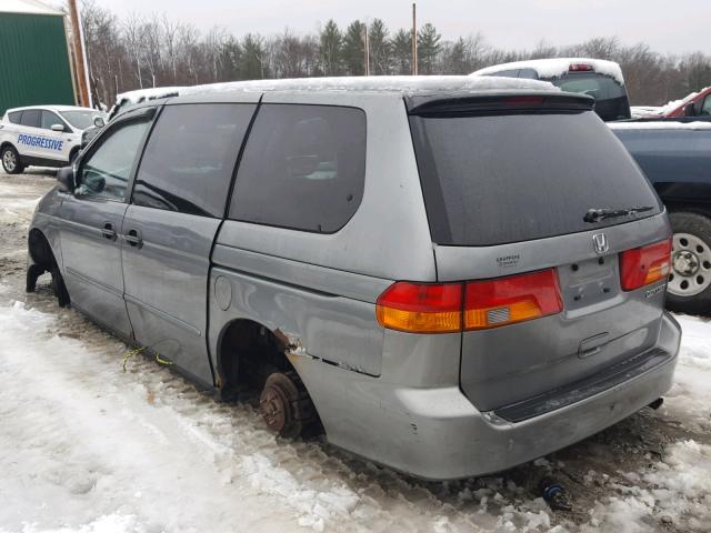 2HKRL18512H528673 - 2002 HONDA ODYSSEY LX GRAY photo 3