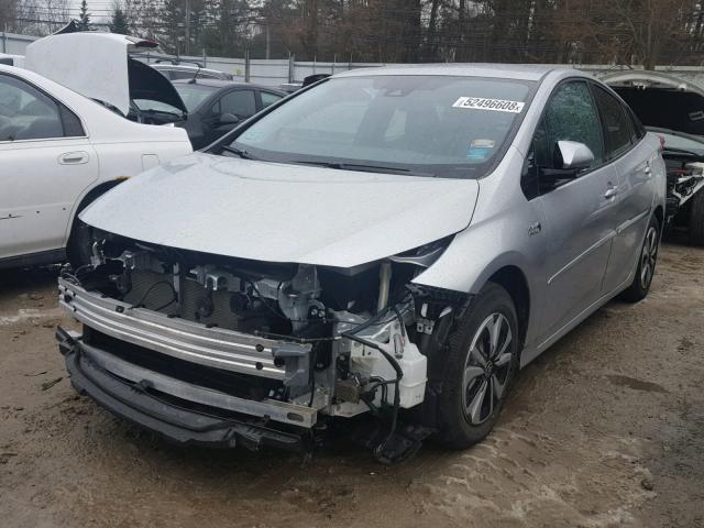 JTDKARFP1H3046364 - 2017 TOYOTA PRIUS PRIM ვერცხლისფერი ფოტო 2